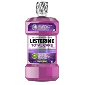 Listerine Total Care Mouthwash 1L Bottle for $5.67 via Sub & Save