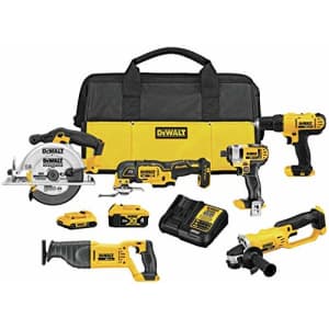 DeWalt 20V Max Cordless 6-Tool Combo Kit for $620 DeWalt 20V Max Cordless 6-Tool Combo Kit for $620