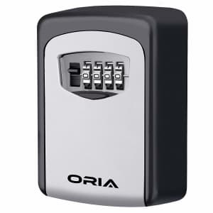 Oria Key Storage 4-Digit Combination Lock Box for $19 Oria Key Storage 4-Digit Combination Lock Box for $19