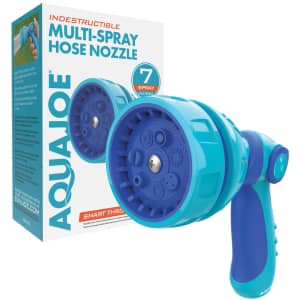 Aqua Joe Indestructible Multi-Spray Hose Nozzle for $7