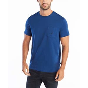 Nautica Men's Solid Crew Neck Short Sleeve Pocket T-Shirt, Estate Blue, Small for $18 Nautica Men's Solid Crew Neck Short Sleeve Pocket T-Shirt, Estate Blue, Small for $18