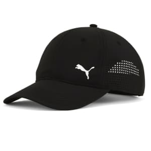 PUMA Stream Perforated Adjustable Baseball Cap for $13