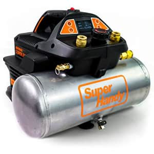 SuperHandy Air Compressor Cordless 2 Gal 135 PSI 10Amp 3/4eHP Portable Tire Inflator Ultra Quiet for $240