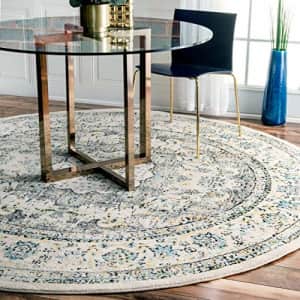 nuLOOM Paisley Verona Vintage Persian Area Rug, 5' Round, Grey for $135 nuLOOM Paisley Verona Vintage Persian Area Rug, 5' Round, Grey for $135