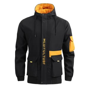 Men's Lightweight Thermal Hooded Jacket for $12 Men's Lightweight Thermal Hooded Jacket for $12