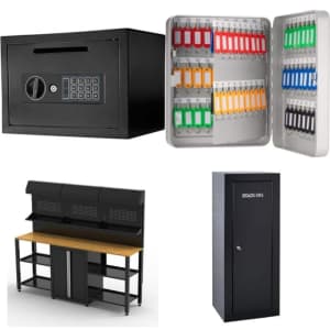 Garage Storages, Safes, and Home Security at Home Depot: Up to 30% off