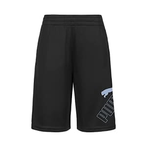PUMA Boys' Amplified Essential Logo Athletic Shorts, Black, L for $18 PUMA Boys' Amplified Essential Logo Athletic Shorts, Black, L for $18