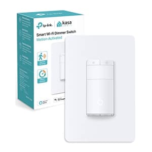 Kasa Smart Motion Sensor Switch, Dimmer Light Switch, Single Pole, Needs Neutral Wire, 2.4GHz for $40