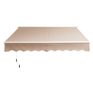 Retractable 10x8-Foot Crank Handle Patio Awning for $158