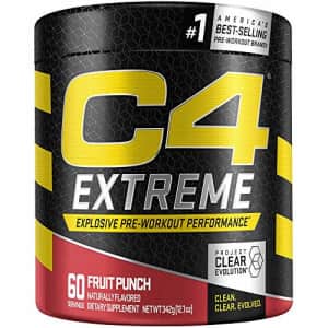 Cellucor C4 Extreme Pre Workout Powder Fruit Punch | Sugar Free Preworkout Energy Supplement for Men & Women for $64