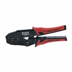 Klein Tools 3005CR Wire Crimper Tool, Ratcheting Insulated Terminal Crimper for 10 to 22 AWG Wire for $27 Klein Tools 3005CR Wire Crimper Tool, Ratcheting Insulated Terminal Crimper for 10 to 22 AWG Wire for $27