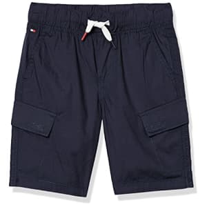 Tommy Hilfiger Boys' Little Drawstring Pocket Short, Cargo Navy 22, 4 for $17