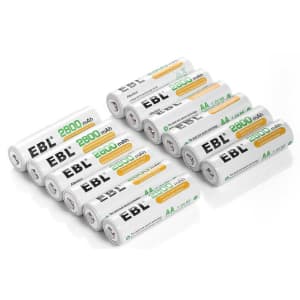 EBL Rechargeable Batteries Multipacks at eBay: 50% off