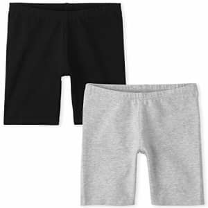 The Children's Place Girls' Solid Bike Shorts, Pack of Two, H/T Mist, XS (4) for $8 The Children's Place Girls' Solid Bike Shorts, Pack of Two, H/T Mist, XS (4) for $8