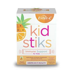 American Health Ester-C Kid Stiks Powder Packets, Tropical Punch - Non-GMO, Gluten-Free, Vegetarian for $14 American Health Ester-C Kid Stiks Powder Packets, Tropical Punch - Non-GMO, Gluten-Free, Vegetarian for $14