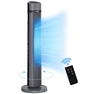 Pelonis Electric Oscillating Stand Up Tower Fan for $58