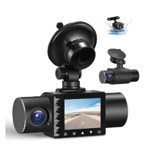 1080p 3-Channel Dash Cam for $35