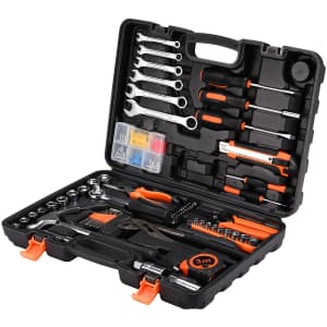 Adedad 130-Piece Household Tool Kit Set for $56