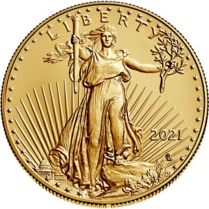 2020 American Gold Eagle 1-oz. $50 Gold Coin for $1,985 2020 American Gold Eagle 1-oz. $50 Gold Coin for $1,985