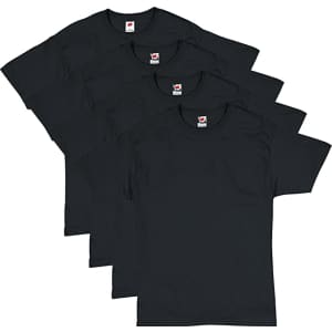 Hanes Men's Essentials T-Shirt 4-Pack for $10