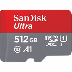 SanDisk Ultra 512 GB Class 10/UHS-I (U1) microSDXC - 100 MB/s Read - 10 Year Warranty for $136