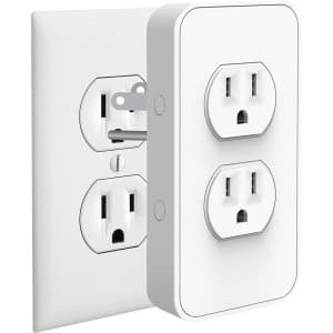 SimplySmart Home Voice-Activated Power Outlet w/ 2 USB Ports for $10 SimplySmart Home Voice-Activated Power Outlet w/ 2 USB Ports for $10