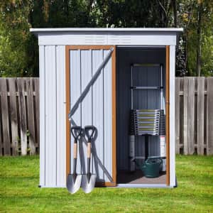 Dolihome 5x3-Foot Outdoor Storage Shed for $186