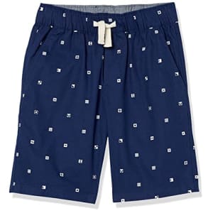 Nautica Boys' Toddler Drawstring Pull-on Shorts, J Navy Schiffli, 4T for $17