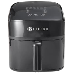 Loskii 6-Quart Digital Air Fryer for $36