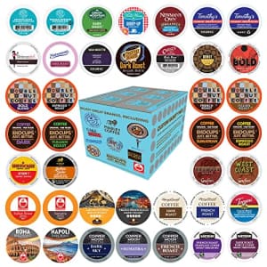 Crazy Cups Coffee Pod Variety Pack, Single Serve Cups, Original Version, Bold & Dark Roast, 40 Count for $22