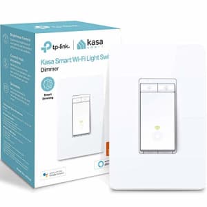Kasa Smart Dimmer Switch by TP-Link, Single Pole, Needs Neutral Wire,WiFi Light Switch for LED for $18 Kasa Smart Dimmer Switch by TP-Link, Single Pole, Needs Neutral Wire,WiFi Light Switch for LED for $18