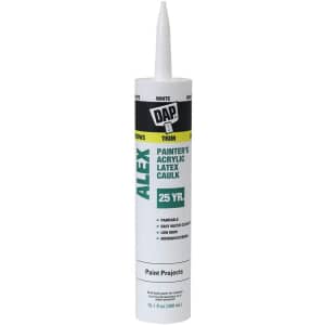 DAP Alex Painter's Acrylic Latex Caulk 10.1-oz. Cartridge for $3 DAP Alex Painter's Acrylic Latex Caulk 10.1-oz. Cartridge for $3