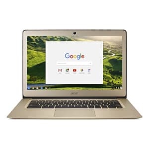 Acer Chromebook 14, Aluminum, 14-inch Full HD, Intel Celeron N3160, 4GB LPDDR3, 32GB, Chrome, Gold, for $318 Acer Chromebook 14, Aluminum, 14-inch Full HD, Intel Celeron N3160, 4GB LPDDR3, 32GB, Chrome, Gold, for $318
