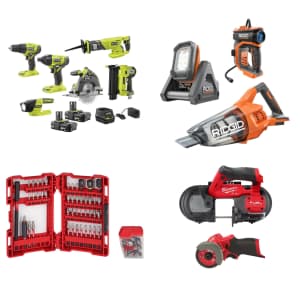 Tools at Home Depot: Up to 50% off