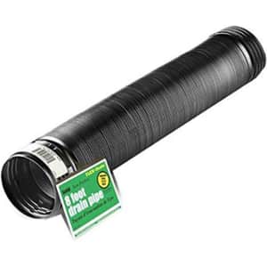 Flex-Drain 4" x 8-Foot Landscaping Drain Pipe for $6