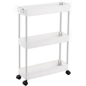 SpaceKeeper 3-Tier Slim Storage Cart for $22 SpaceKeeper 3-Tier Slim Storage Cart for $22