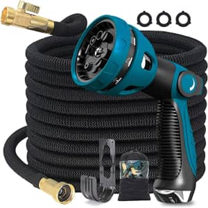 Varwaneo 100-Foot Expandable Garden Hose with Sprayer Nozzle for $29