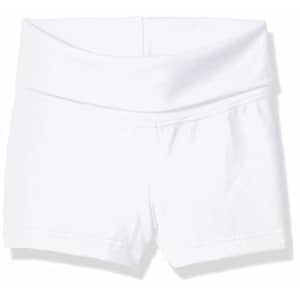 Capezio Girls' Big Team Basic Foldover Boy Shorts, White, Large for $17 Capezio Girls' Big Team Basic Foldover Boy Shorts, White, Large for $17