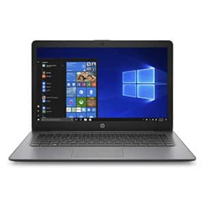 HP Stream 14-inch Laptop, Intel Celeron N4000, 4 GB RAM, 64 GB eMMC, Windows 10 Home in S Mode with for $260