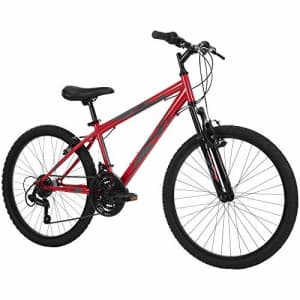 Huffy Hardtail Mountain Bike, Stone Mountain 24-26 inch 21-Speed, Lightweight, Gloss Red for $188 Huffy Hardtail Mountain Bike, Stone Mountain 24-26 inch 21-Speed, Lightweight, Gloss Red for $188