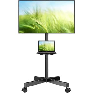 Perlesmith Mobile Stand for 23" to 55" TVs for $38 w/ Prime