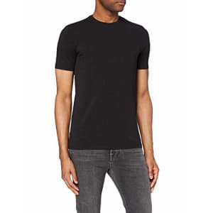A|X ARMANI EXCHANGE Men's Short Sleeve Cotton Jersey Logo T-Shirt, Black, X-Small for $18