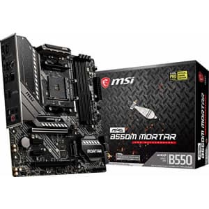 MSI MAG B550M Mortar Gaming Motherboard (AMD AM4, DDR4, PCIe 4.0, SATA 6Gb/s, M.2, USB 3.2 Gen 2, for $160 MSI MAG B550M Mortar Gaming Motherboard (AMD AM4, DDR4, PCIe 4.0, SATA 6Gb/s, M.2, USB 3.2 Gen 2, for $160