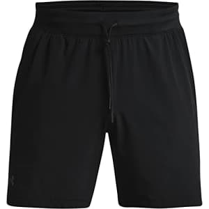 Under Armour Men's Speedpocket Vent Shorts, Black (001)/Reflective, XX-Large for $60
