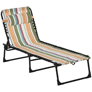Outsunny Outdoor Folding Chaise Lounge Chair, Portable Lightweight Reclining Garden Sun Lounger for $171