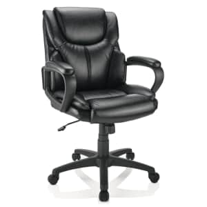 Brenton Studio Mayhart Vinyl Mid-Back Chair for $90 Brenton Studio Mayhart Vinyl Mid-Back Chair for $90