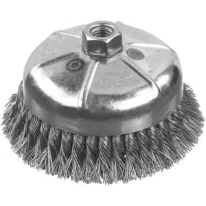 DEWALT DW49157 3-Inch by 5/8-Inch-11 XP .014 Carbon Knot Wire Cup Brush for $15 DEWALT DW49157 3-Inch by 5/8-Inch-11 XP .014 Carbon Knot Wire Cup Brush for $15