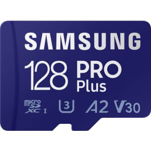 Samsung Pro Plus 128GB microSDXC Memory Card for $21