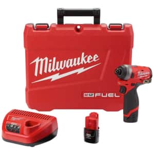 Milwaukee M12 FUEL 12V 1/4" Impact Driver Kit + Free Tool for $170 Milwaukee M12 FUEL 12V 1/4" Impact Driver Kit + Free Tool for $170