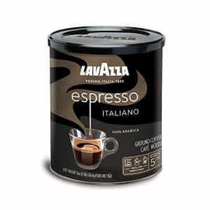 Lavazza Espresso Italiano Ground Coffee Blend, Medium Roast, 8-Ounce Cans,Pack of 4 (Packaging may for $55 Lavazza Espresso Italiano Ground Coffee Blend, Medium Roast, 8-Ounce Cans,Pack of 4 (Packaging may for $55